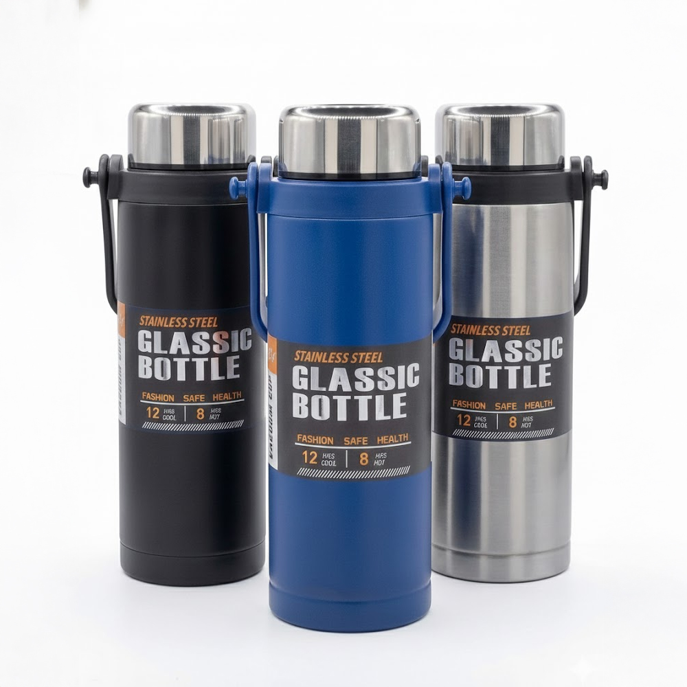 3502 - 800 ML Çelik Termos