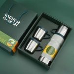 6012 – 3 Bardaklı 680ml Termos Set