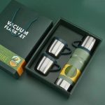 6012 – 3 Bardaklı 680ml Termos Set