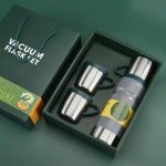 6012 – 3 Bardaklı 680ml Termos Set