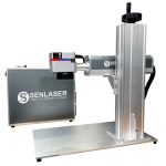 Senlaser 20W Fiber Lazer Markalama Makinesi Slim Kasa