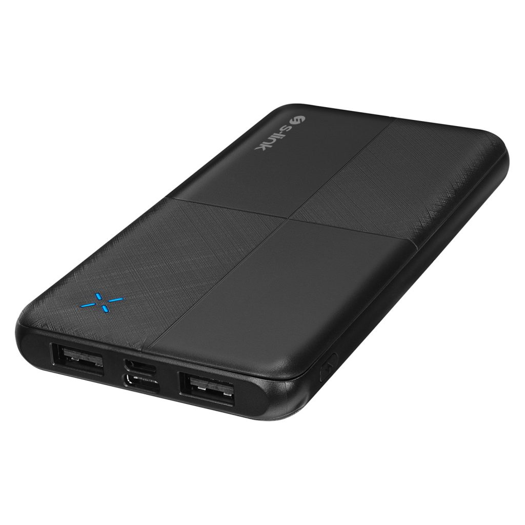 S-link IP-G12N 10000mAh Micro+Usb+ Type-C Giriş+Çıkış Taşınabilir Pil Şarj Cihazı Powerbank